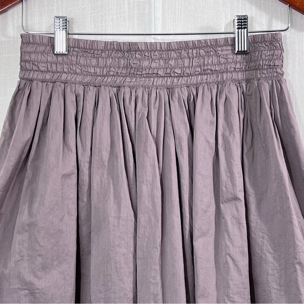 Banana Republic 1915 A-line Cotton Lined Mini Skirt Taupe Sz Petite XS - Picture 2 of 12